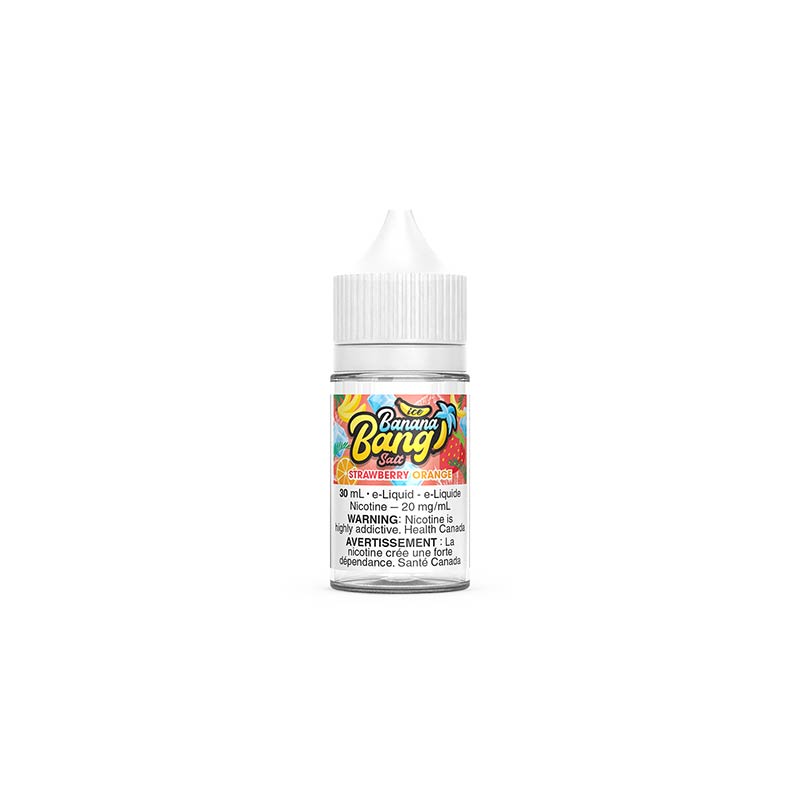 Strawberry Orange by Banana Bang Ice Salt Juice - Bay Vape Canada
