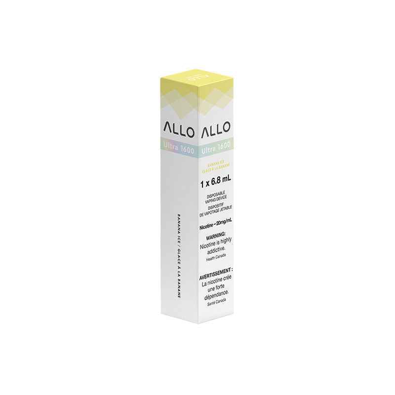 ALLO Ultra 1600 Disposable Vape - Banana Ice - Bay Vape Canada