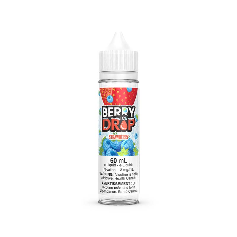 Strawberry by Berry Drop Ice E-Liquid - Bay Vape