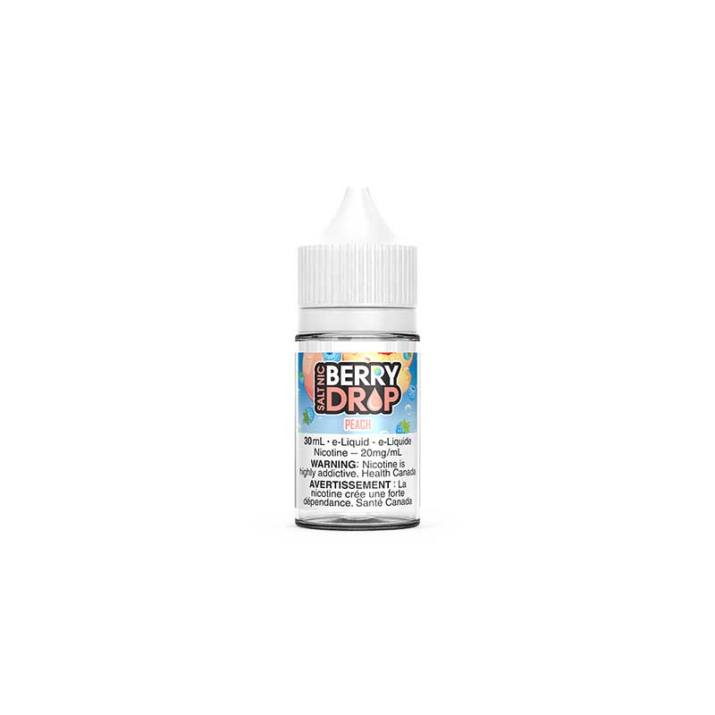 Peach Salt By Berry Drop Nic Salt Juice - Bay Vape Canada