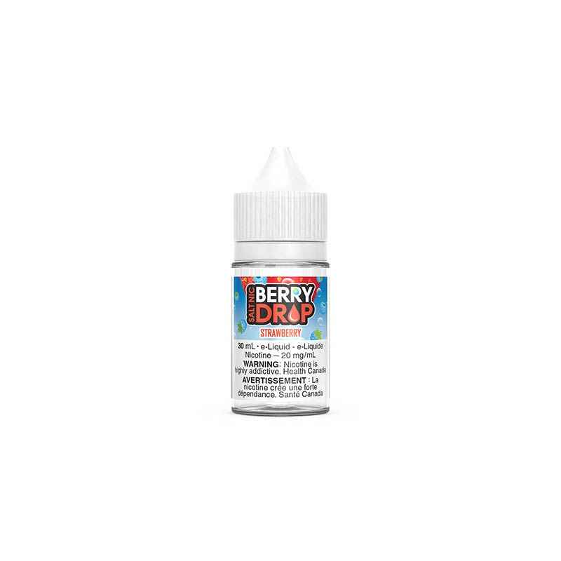 Strawberry By Berry Drop Nic Salt Juice - Bay Vape Canada