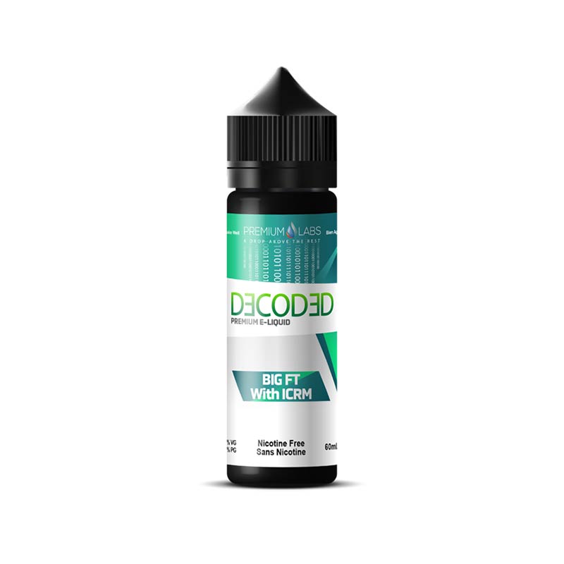Big FT ICRM By Decoded Premium Vape Juice - Bay Vape Canada