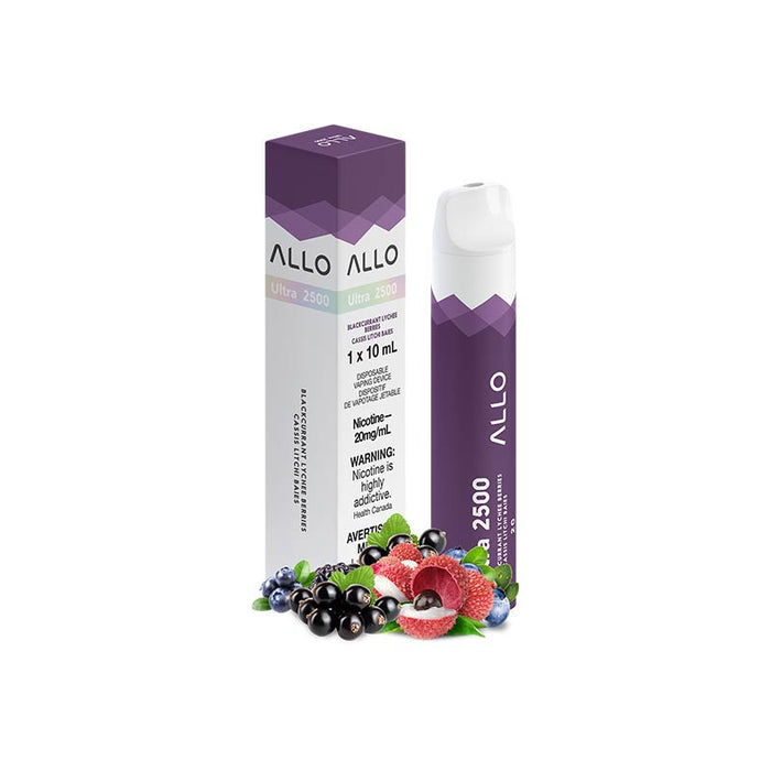 ALLO Ultra 2500 Disposable Vape - Blackcurrant Lychee Berries