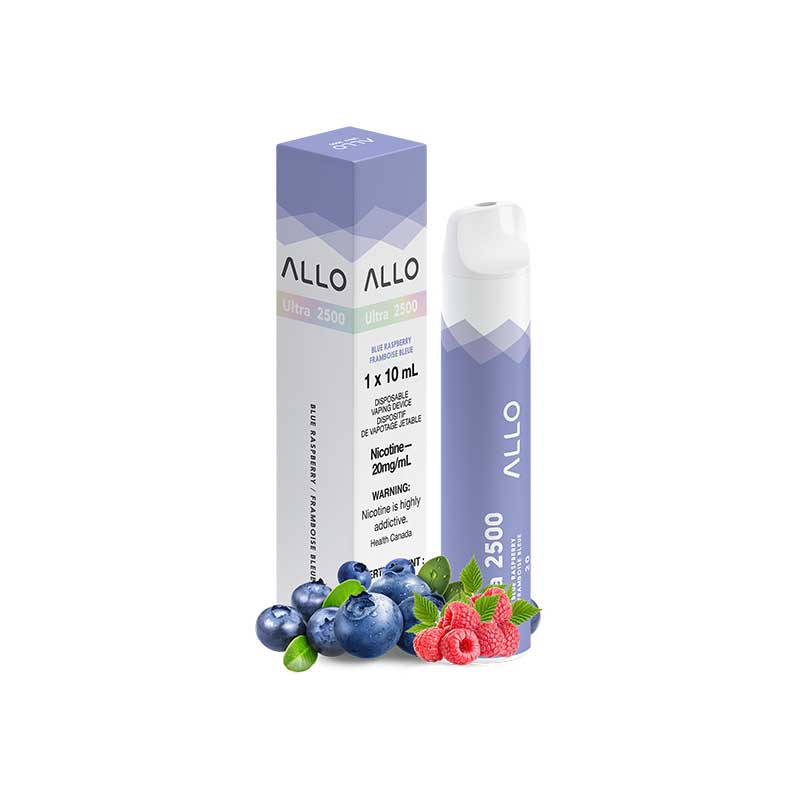 ALLO Ultra 2500 Disposable Vape - Blue Raspberry - Bay Vape Canada