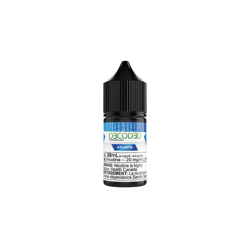 Atlantis Nic Salt Juice By Decoded Salts - Bay Vape Canada