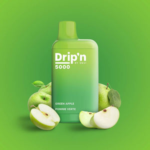 Drip'n by Envi 5000 Puffs Disposable - Green Apple
