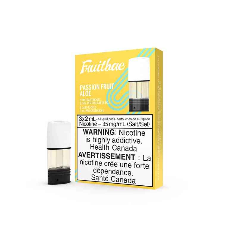 STLTH Premium Pod Pack FRUITBAE Passionfruit Aloe (3 Pack) - Bay Vape Canada