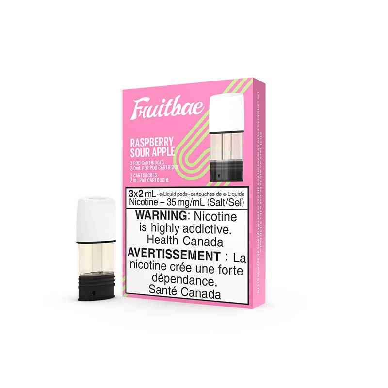 STLTH Premium Pod Pack FRUITBAE Raspberry Apple (3 Pack) - Bay Vape Canada