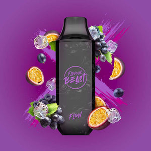 Flavour Beast Flow Disposable - Groovy Grape Passionfruit Iced