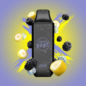 Flavour Beast Flow Disposable - Blazin' Banana Blackberry Iced - Bay Vape
