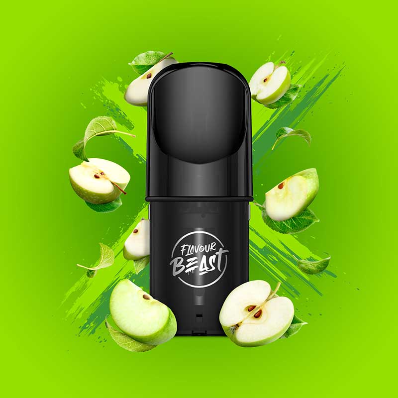 Flavour Beast Pod Pack - Gusto Green Apple - Bay Vape Canada