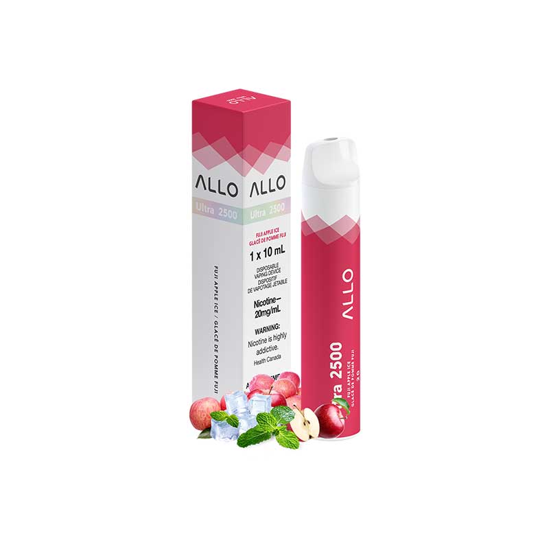 ALLO Ultra 2500 Disposable Vape - Fuji Apple Ice - Bay Vape Canada