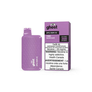 GHOST BOX 3500 Puffs Disposable Vape - Apple Grape Ice - Bay Vape