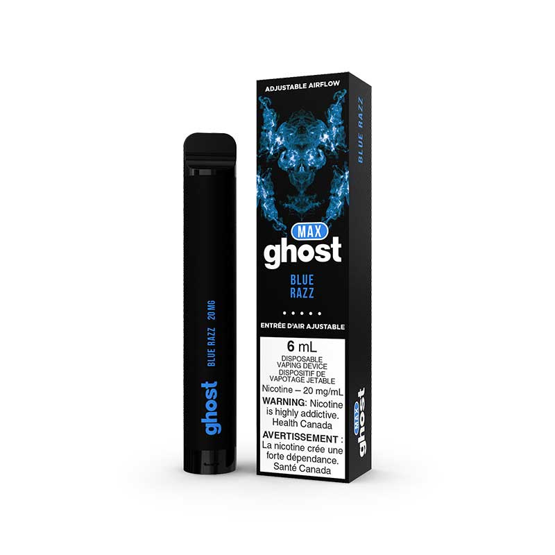 GHOST MAX Disposable Vape Device - Blue Razz - Bay Vape