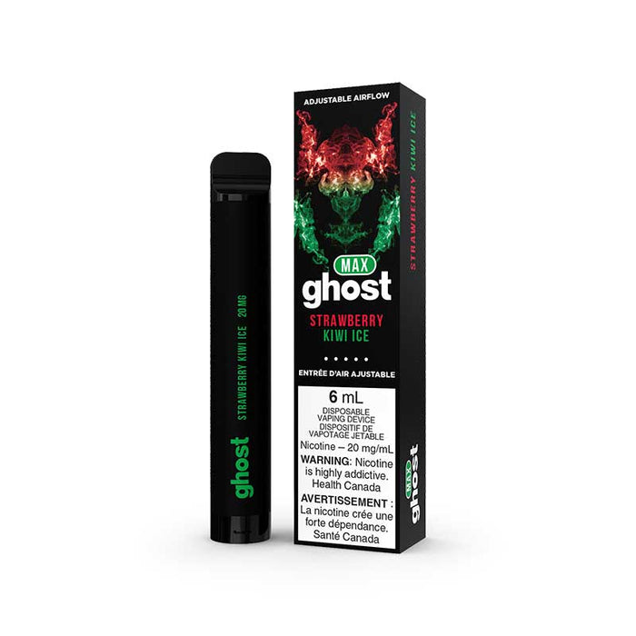 GHOST MAX Disposable Vape Device - Strawberry Kiwi Ice