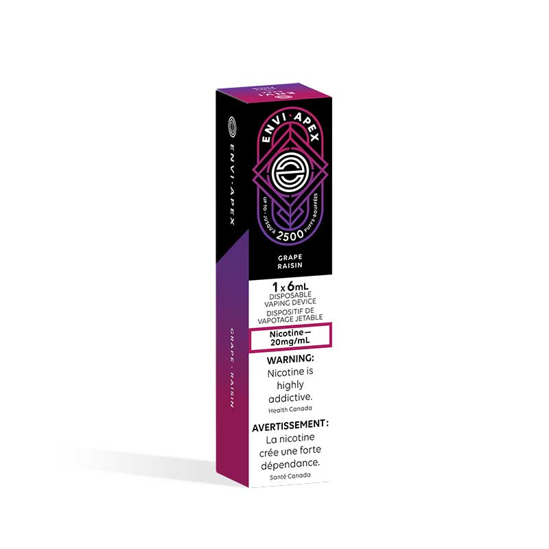 ENVI Apex 2500 Puffs Disposable Vape - Grape - Bay Vape Canada