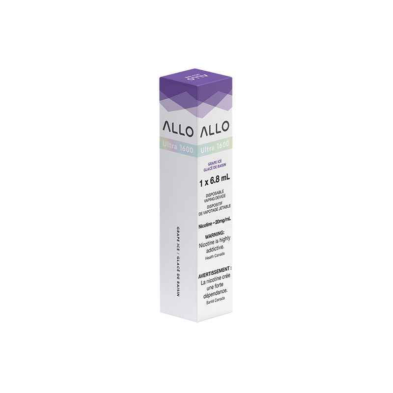 ALLO Ultra 1600 Disposable Vape - Grape Ice - Bay Vape Canada