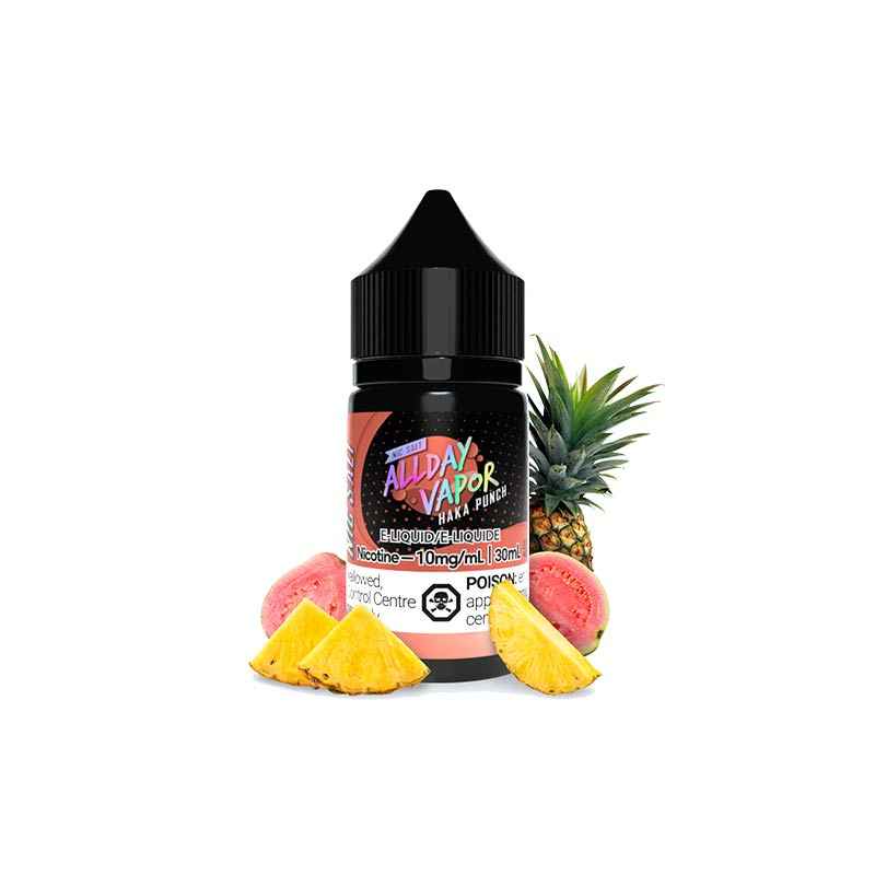 Guava Haka Punch by Allday Vapor Salts - Bay Vape Canada