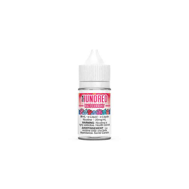 Razz Currant Salt Nic Juice by Hundred - Bay Vape Canada