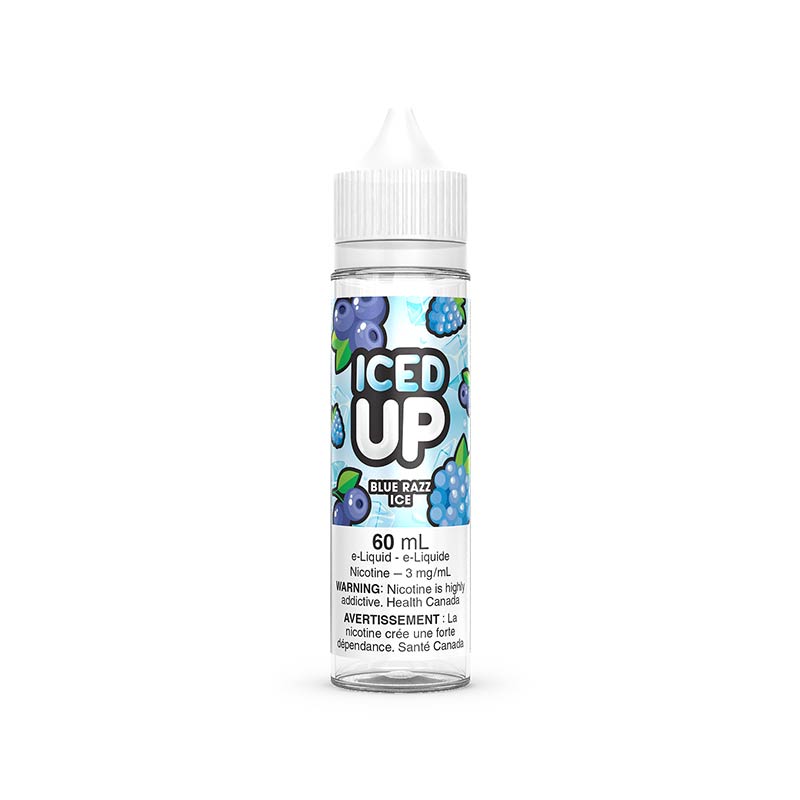 Blue Razz Ice by Iced Up E-Liquid - Bay Vape Canada