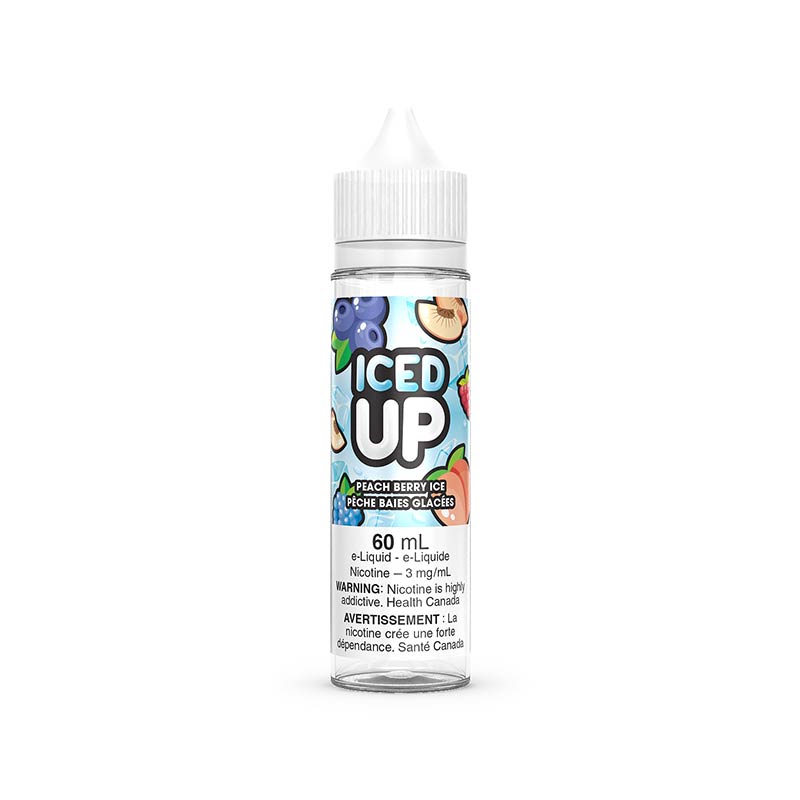Peach Berry Ice by Iced Up E-Liquid - Bay Vape Canada