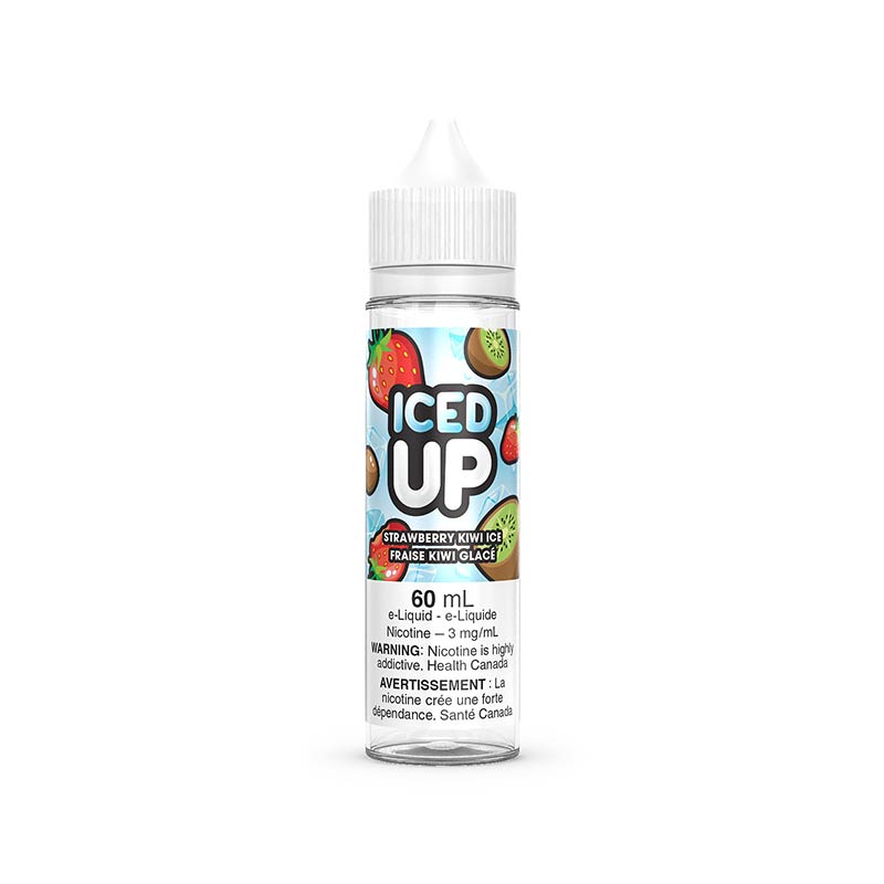 Strawberry Kiwi Ice by Iced Up E-Liquid - Bay Vape Canada