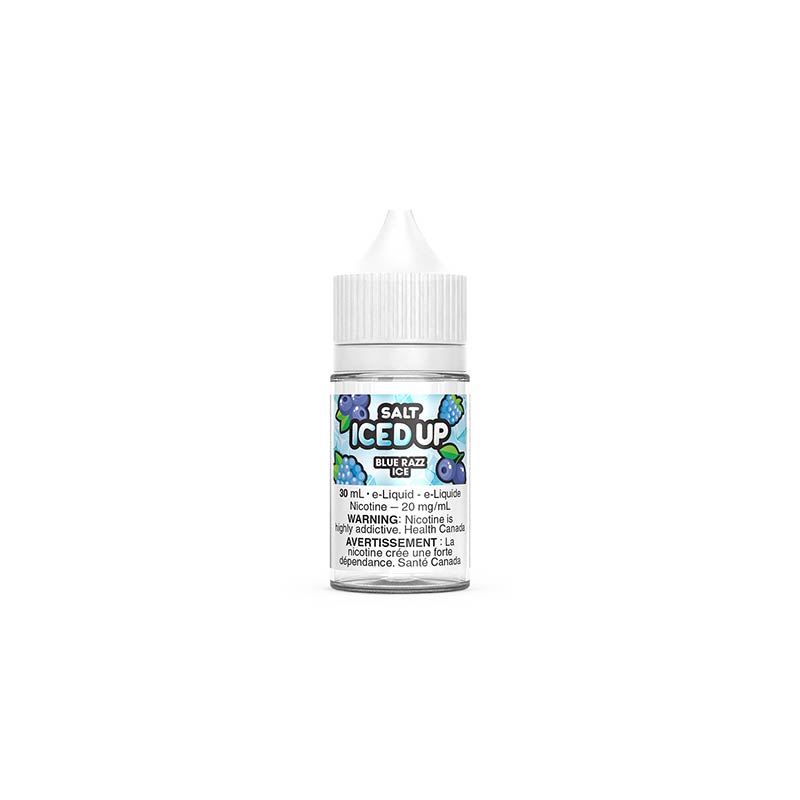 Blue Razz Ice by Iced Up Salt Juice - Bay Vape Canada
