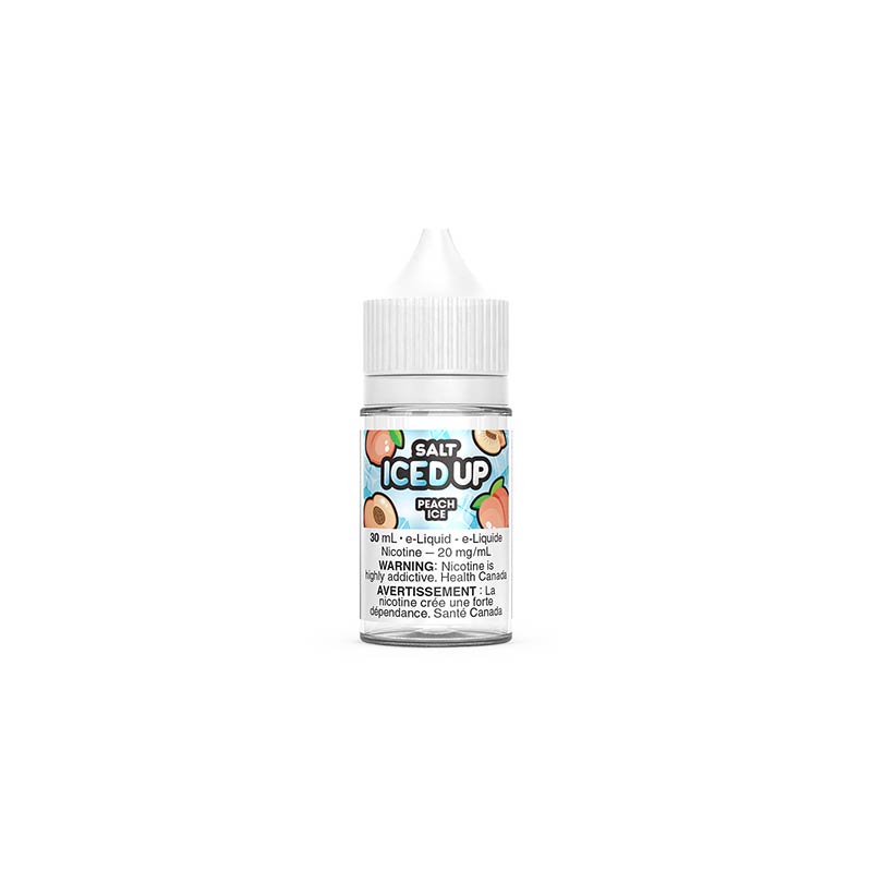 Peach Ice by Iced Up Salt Juice - Bay Vape Canada