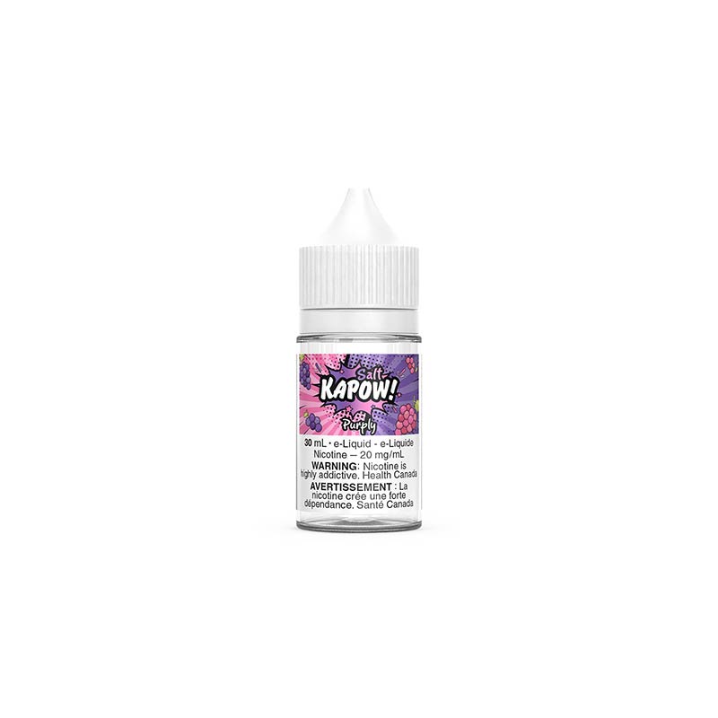Purply by KAPOW SALT Juice - Bay Vape Canada