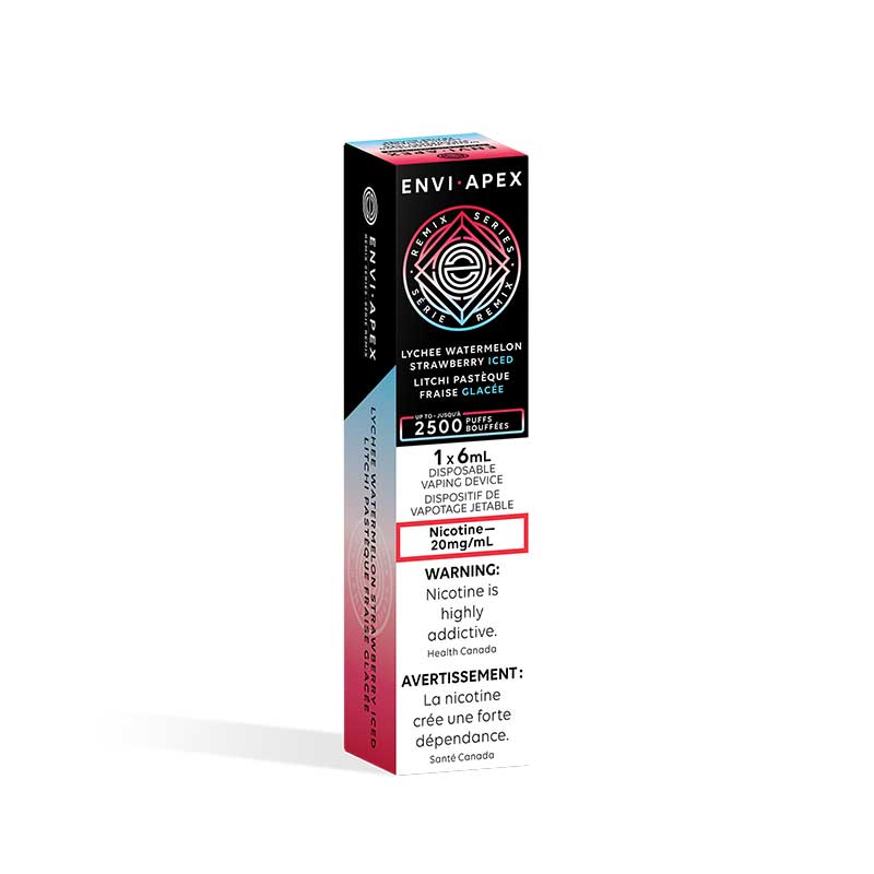 ENVI Apex 2500 Puffs Disposable Vape - Lychee Watermelon Strawberry Iced - Bay Vape