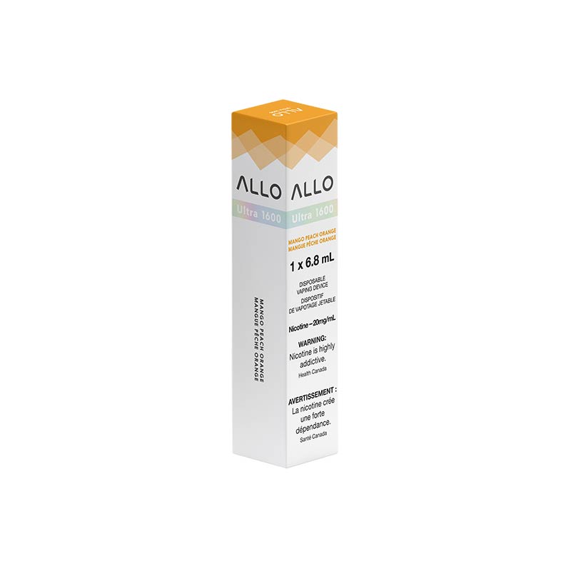 ALLO Ultra 1600 Disposable Vape - Mango Peach Orange - Bay Vape Canada
