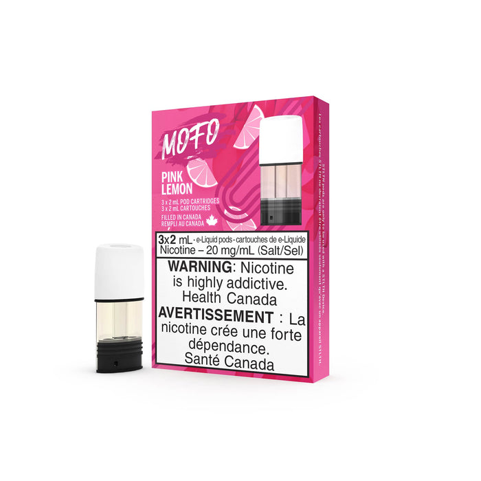 STLTH Premium Pod - MOFO - Citron Rose (Paquet de 3)