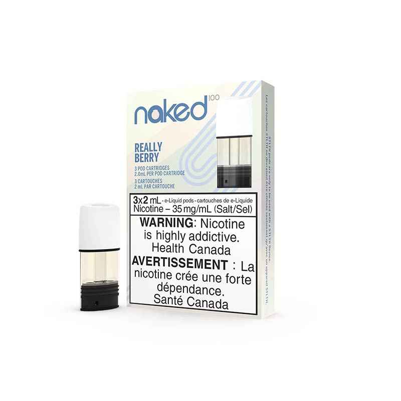 STLTH Premium Pod Pack NAKED100 Really Berry (3 Pack) - Bay Vape Canada