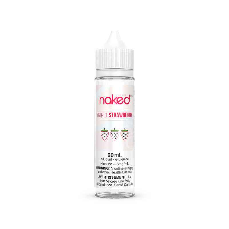 Triple Strawberry By Naked100 E-Liquid - Bay Vape Canada
