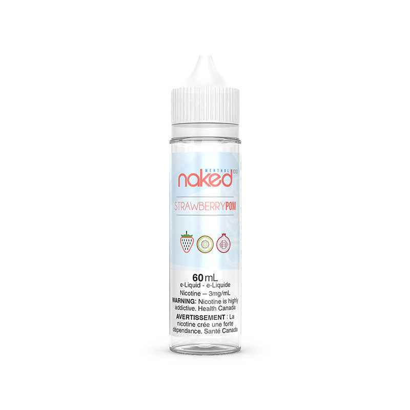 Strawberry Pom (Brain Freeze) By Naked100 E-Liquid - Bay Vape Canada