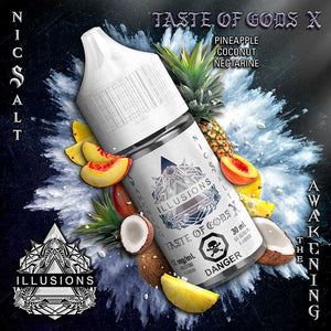 Taste of Gods X by Illusions Nic Salts Juice - Bay Vape