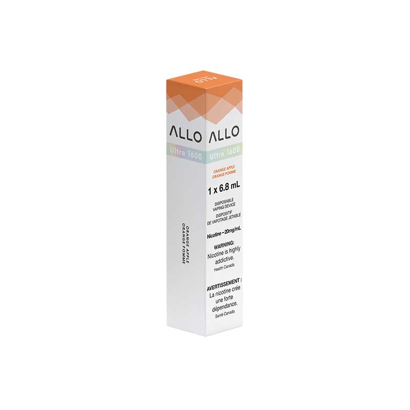 ALLO Ultra 1600 Disposable Vape - Orange Apple - Bay Vape Canada