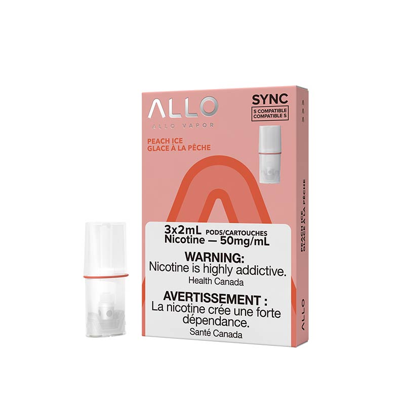 ALLO Sync Pod Pack - Peach Ice - Bay Vape Canada