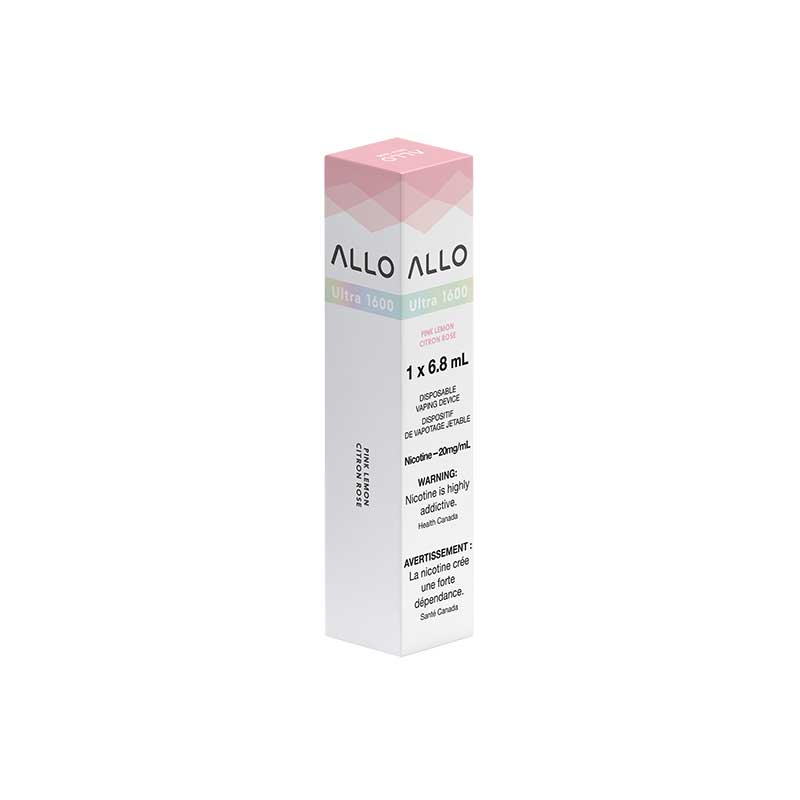ALLO Ultra 1600 Disposable Vape - Pink Lemon - Bay Vape Canada