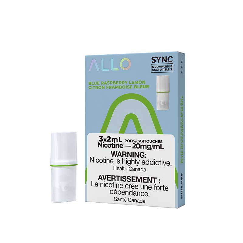 ALLO Sync Pod Pack - Blue Raspberry Lemon - Bay Vape Canada
