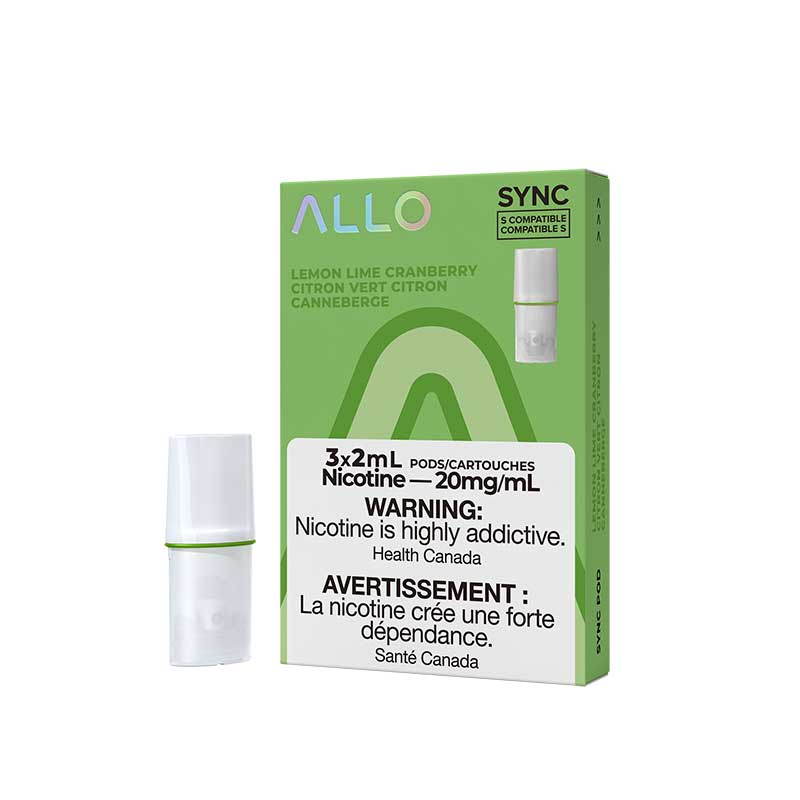 ALLO Sync Pod Pack - Lemon Lime Cranberry - Bay Vape Canada