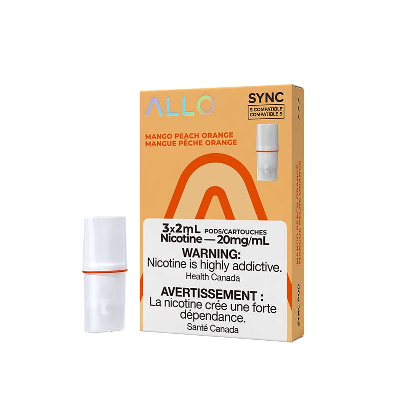 ALLO Sync Pod Pack - Mango Peach Orange - Bay Vape Canada
