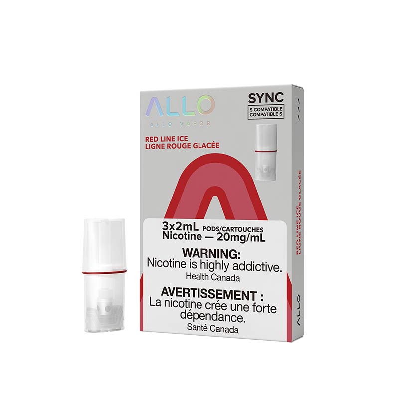 ALLO Sync Pod Pack - Red Line Ice - Bay Vape Canada