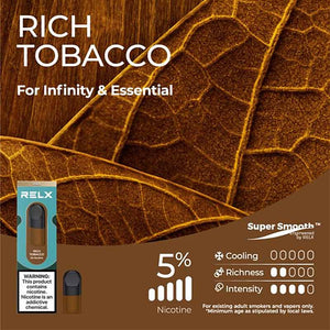 RELX Pod Pro - Rich Tobacco (2 Pack) - Bay Vape