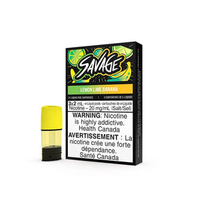 STLTH Pod Pack - SAVAGE - Lemon Lime Banana (3 Pack) - Bay Vape