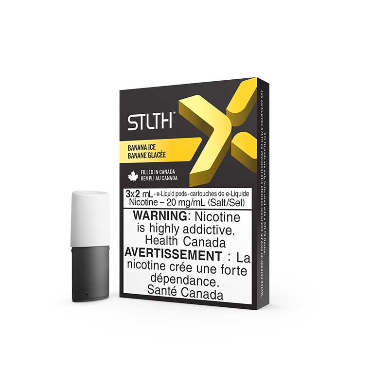 STLTH X Pod Pack - Banana Ice - Bay Vape Canada