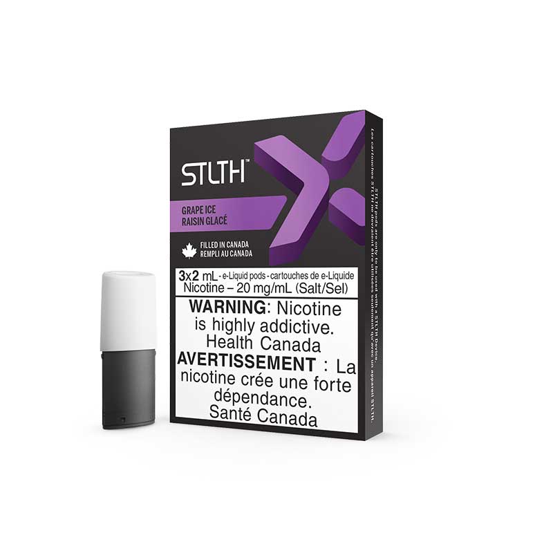 STLTH X Pod Pack - Grape Ice - Bay Vape Canada