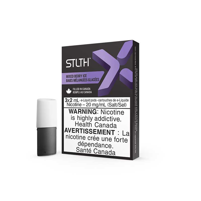 STLTH X Pod Pack - Mixed Berry Ice - Bay Vape Canada