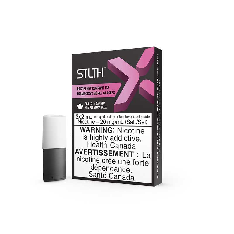 STLTH X Pod Pack - Raspberry Currant Ice - Bay Vape Canada