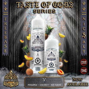 Taste of Gods X by Illusions Nic Salts Juice - Bay Vape